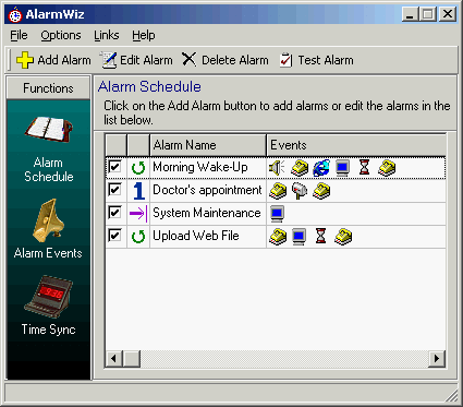 AlarmWiz Screenshot